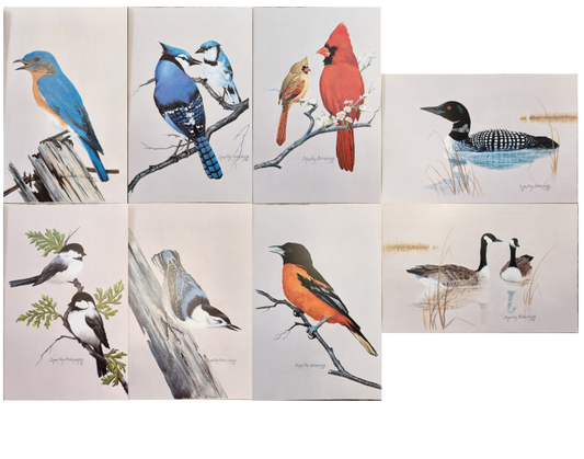 Original Fine Art Prints By Dorothy Behringer - Birds set