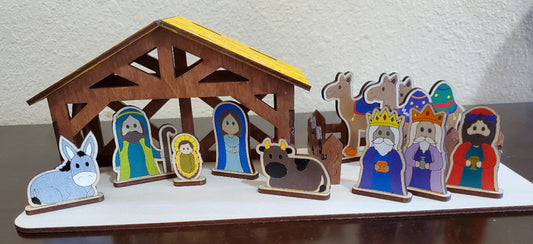 Hand Made Nativity Scenes - Paint your own, or hand painted varieties!