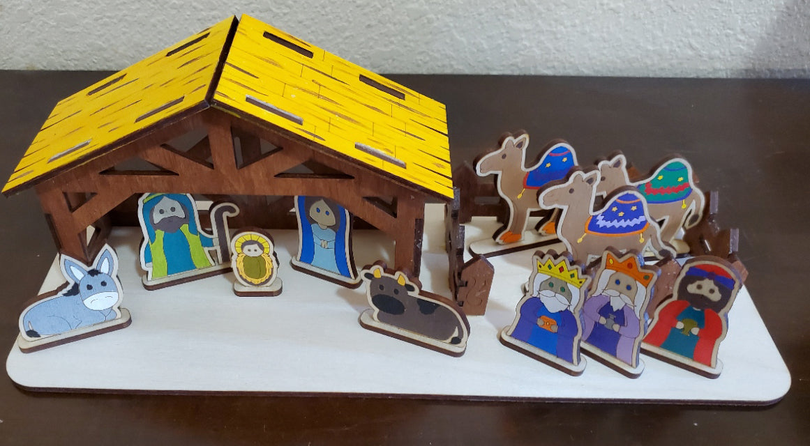 Hand Made Nativity Scenes - Paint your own, or hand painted varieties!