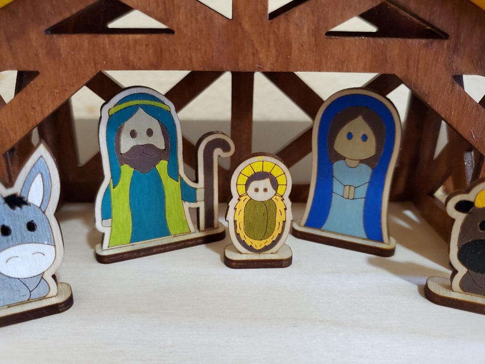 Hand Made Nativity Scenes - Paint your own, or hand painted varieties!